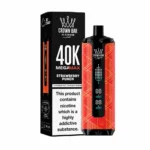 CROWN BAR Al Fakher MEGA MAX 40K Puffs - Strawberry Punch