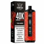 CROWN BAR Al Fakher MEGA MAX 40K Puffs - Two Apple