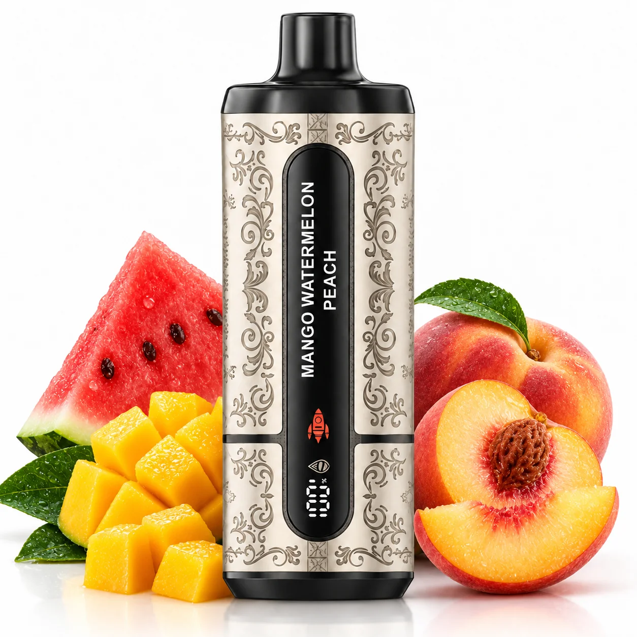OUKITEL Mate Pro Max 60K Puffs Shisha - Mango Watermelon Peach OUKITEL Mate Pro Max 60K Puffs Shisha - Mango Watermelon Peach - Image 1