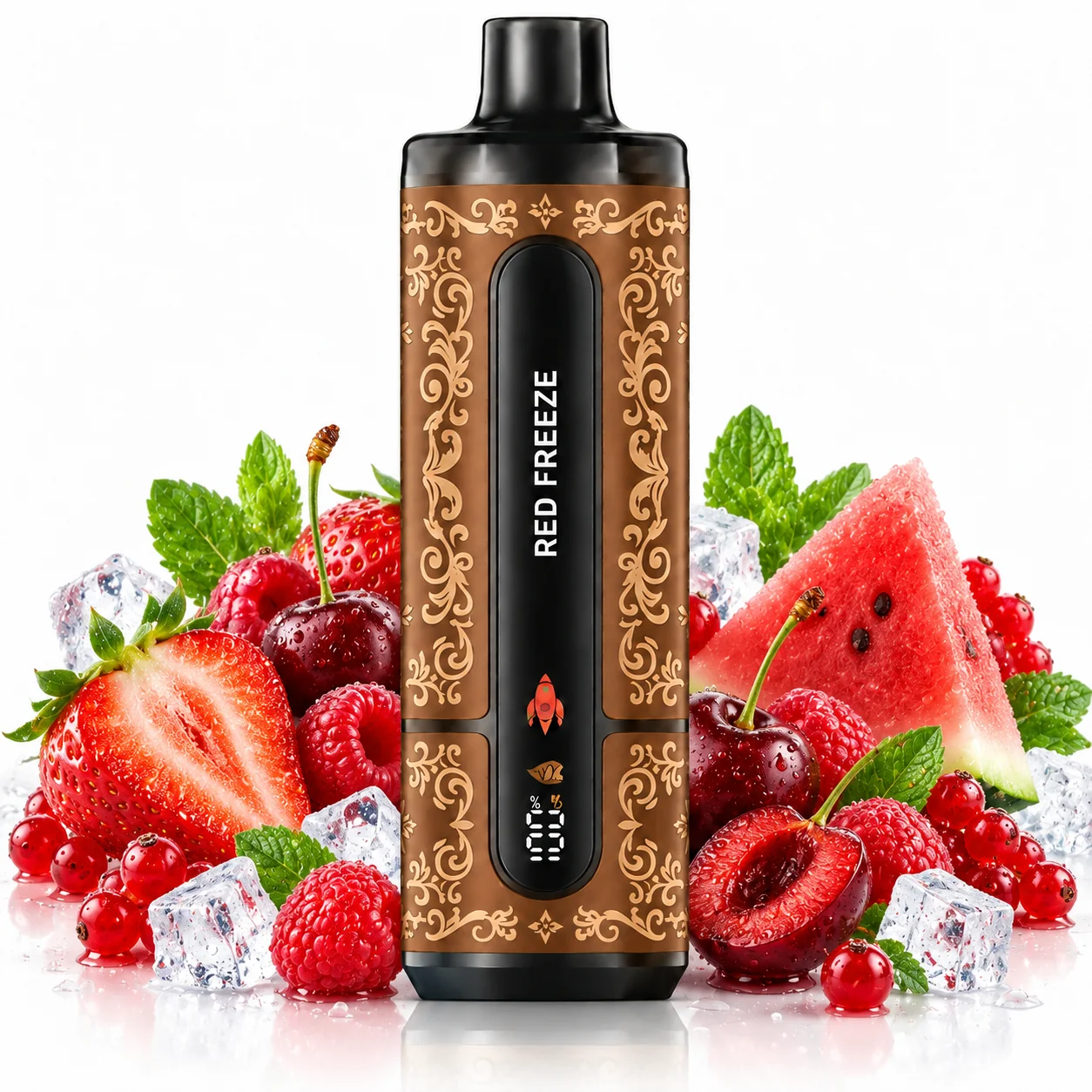 OUKITEL Mate Pro Max 60K Puffs Shisha - Red Freeze OUKITEL Mate Pro Max 60K Puffs Shisha - Red Freeze - Image 1