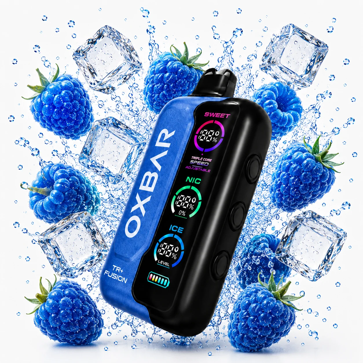 OXBAR Tri-Fusion 50K Puffs Cairo Edition - Blue Razz Ice OXBAR Tri-Fusion 50K Puffs Cairo Edition - Blue Razz Ice - Image 1