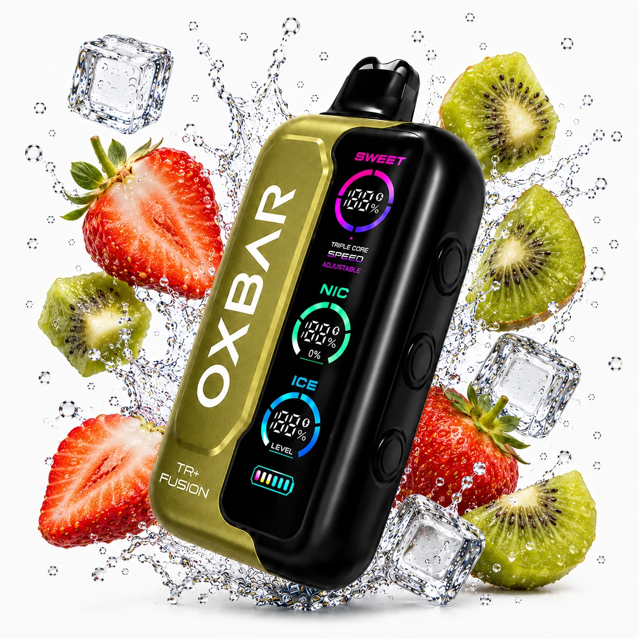OXBAR Tri-Fusion 50K Puffs Cairo Edition - Strawberry Kiwi OXBAR Tri-Fusion 50K Puffs Cairo Edition - Strawberry Kiwi - Image 1
