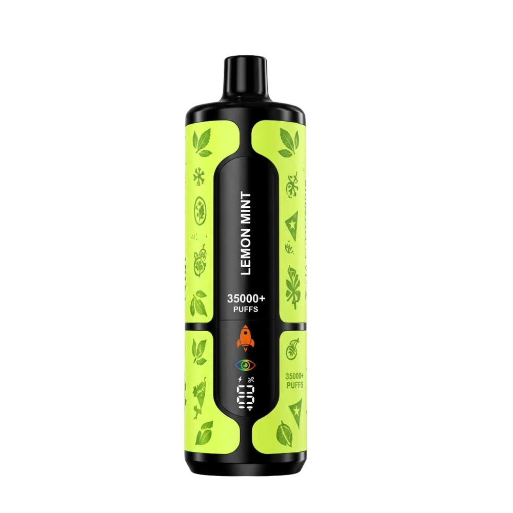 Oukitel 35K Puffs Shisha - Lemon Mint Oukitel Mate 35K Puffs Shisha - Lemon Mint - Image 1