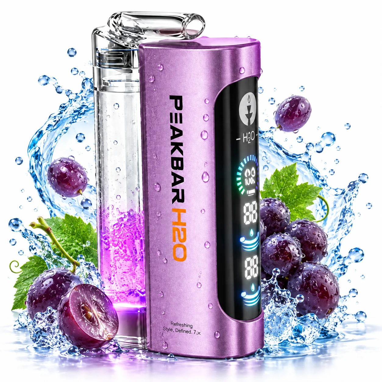 Peak Bar H2O 40K Puffs - Grape Peak Bar H2O 40K Puffs - Grape - Image 1