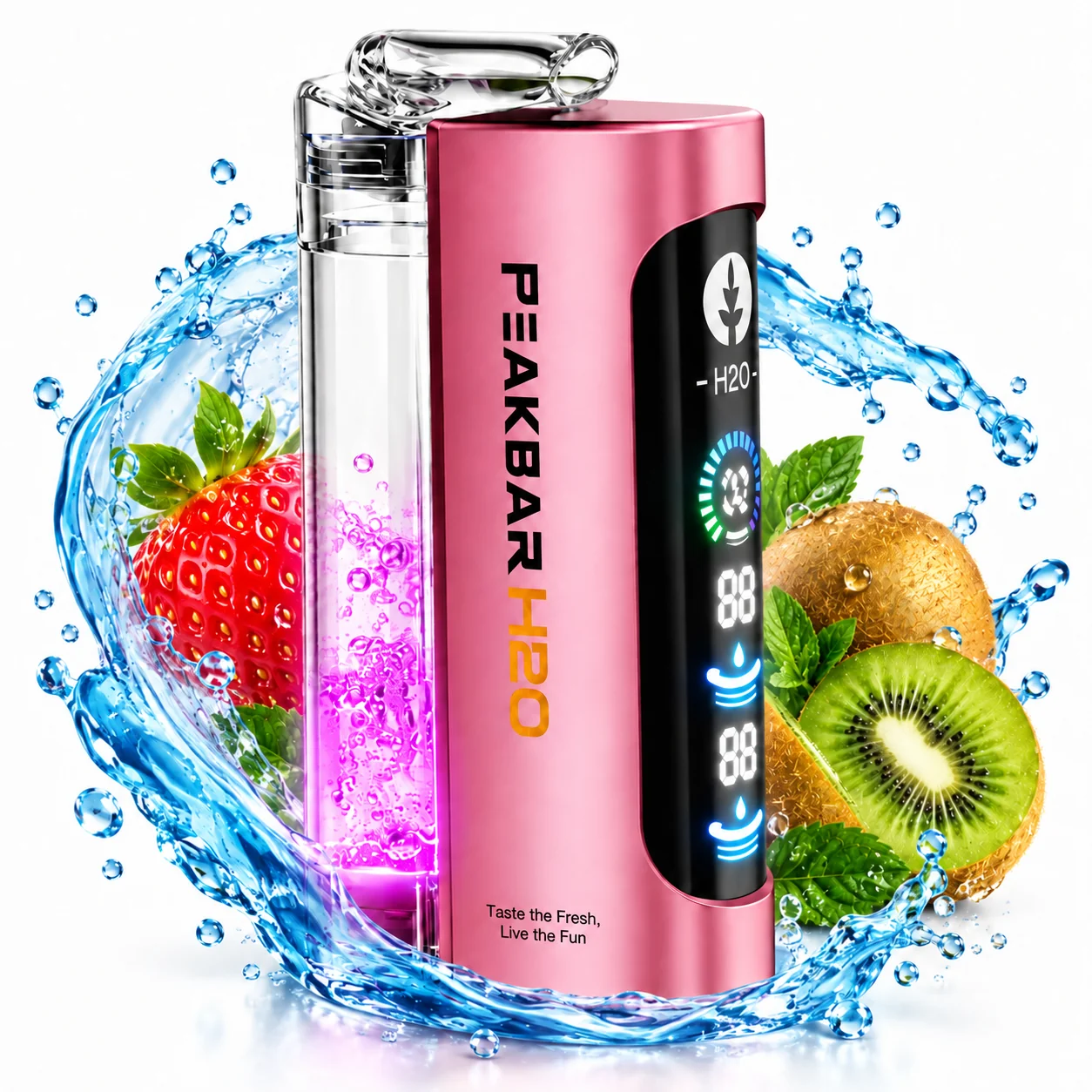 Peak Bar H2O 40K Puffs - Strawberry Kiwi Peak Bar H2O 40K Puffs - Strawberry Kiwi - Image 1