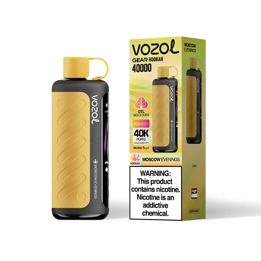 VOZOL GEAR HOOKAH 40K Puffs - Moscow Evenings VOZOL GEAR HOOKAH 40K Puffs - Moscow Evenings - Image 1