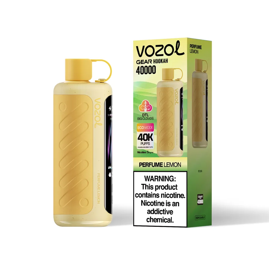 VOZOL GEAR HOOKAH 40K Puffs - Perfume Lemon VOZOL GEAR HOOKAH 40K Puffs - Perfume Lemon - Image 1