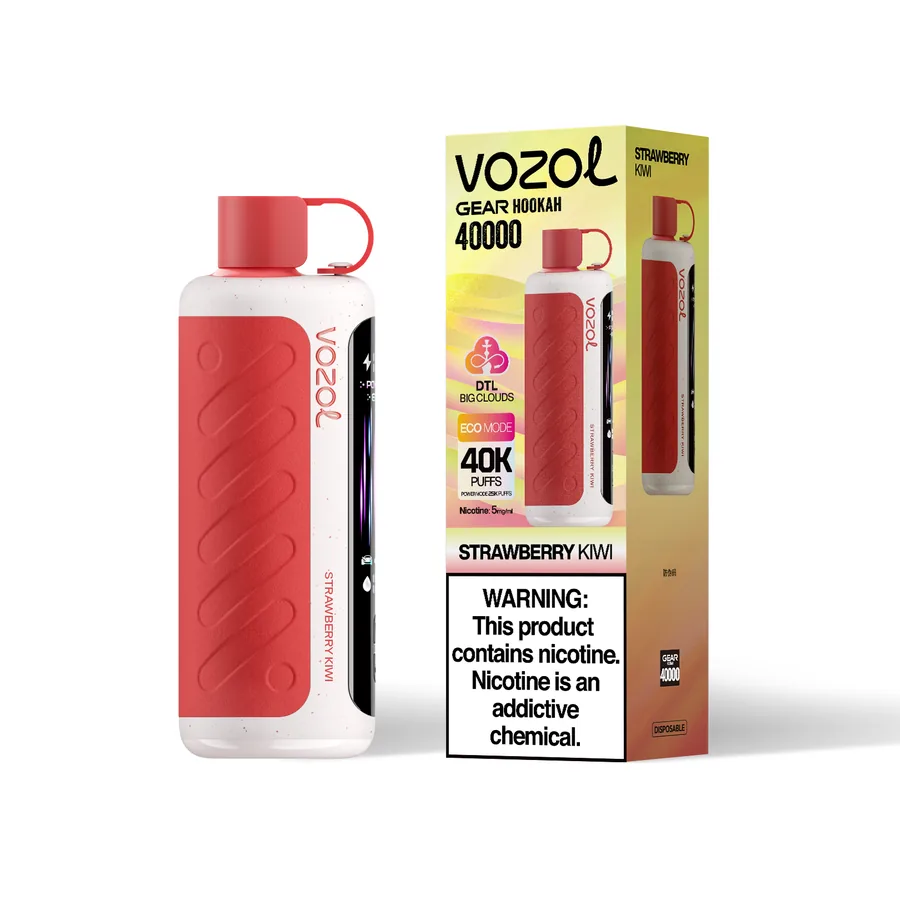 VOZOL GEAR HOOKAH 40K Puffs - Strawberry Kiwi VOZOL GEAR HOOKAH 40K Puffs - Strawberry Kiwi - Image 1