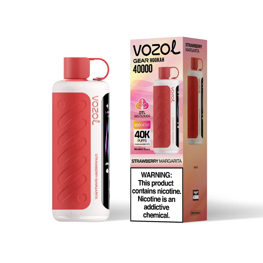 VOZOL GEAR HOOKAH 40K Puffs - Strawberry Margarita VOZOL GEAR HOOKAH 40K Puffs - Strawberry Margarita - Image 1