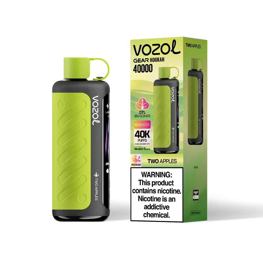 VOZOL GEAR HOOKAH 40K Puffs - Two Apples VOZOL GEAR HOOKAH 40K Puffs - Two Apples - Image 1