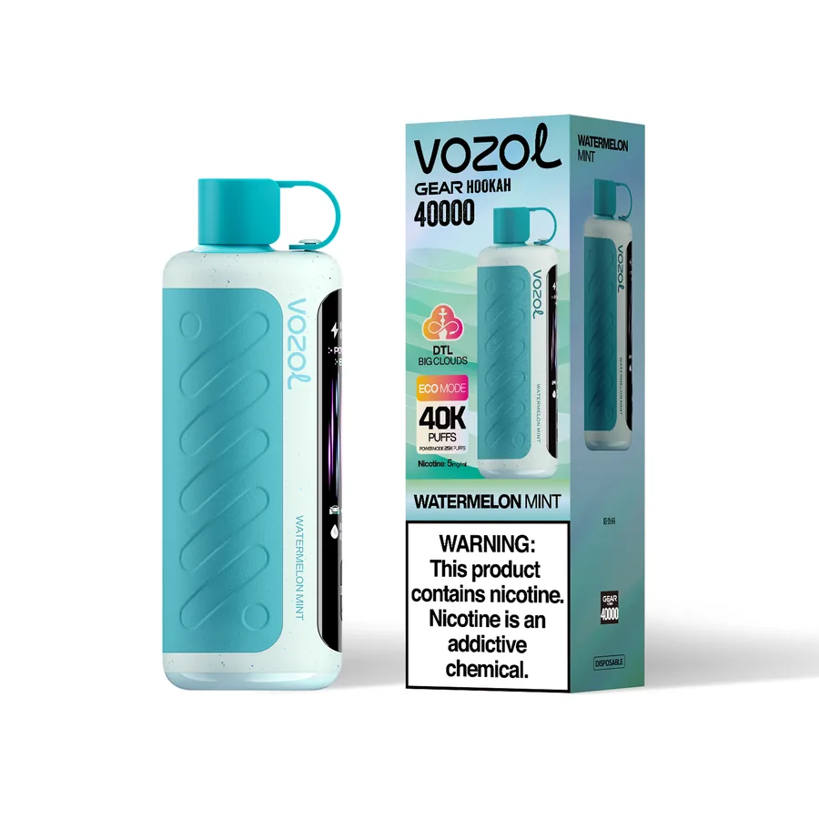 VOZOL GEAR HOOKAH 40K Puffs - Watermelon Mint VOZOL GEAR HOOKAH 40K Puffs - Watermelon Mint - Image 1